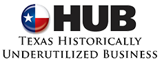 HUB Texas Historically Underutilized Business logo