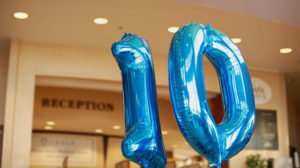 Grace Clinic: 10 years balloons