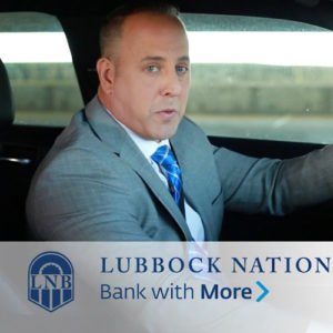 Lubbock National Bank "Bank with More" man