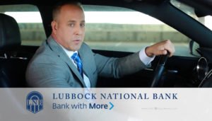 Lubbock National Bank "Bank with More" man